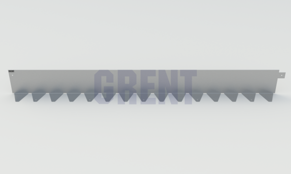 Бордюр стальной GRENT BR L-образный 1200*120, 1,5, оцинкованный