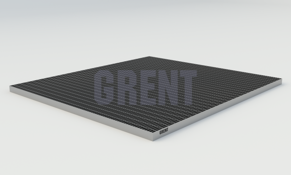 Прессованный настил из нержавеющей стали GRENT 33х11 900х1000