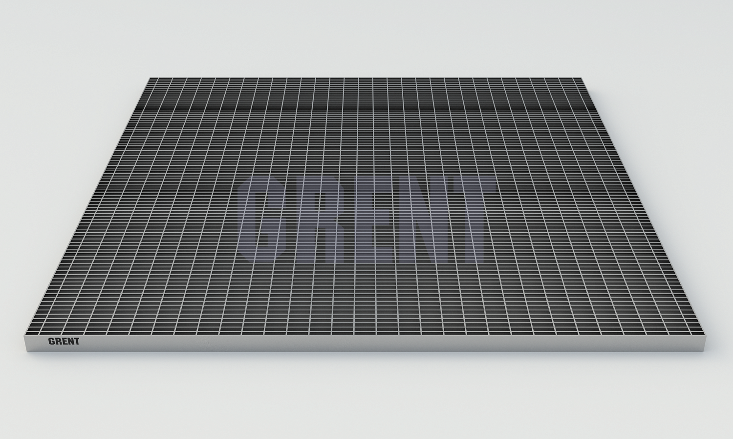 Прессованный настил из нержавеющей стали GRENT 33х11 1000х1000