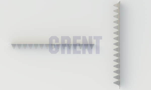 Бордюр стальной GRENT BR L-образный 1200*120, 1,5, оцинкованный