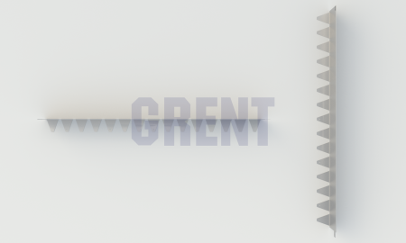 Бордюр стальной GRENT BR L-образный 1200*150, 1,5, оцинкованный