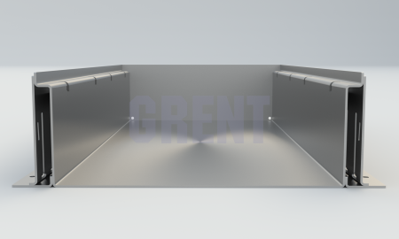 Лоток водоотводный мостовой GRENT MosT 500 торцевой