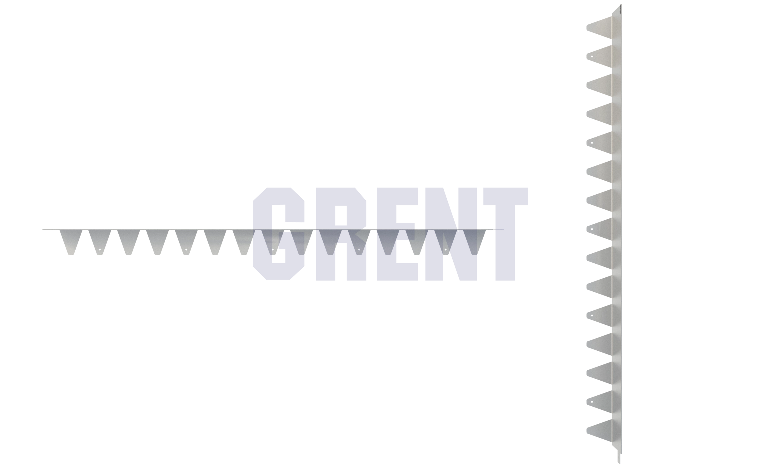 Бордюр стальной GRENT BR L-образный 1200*130, сталь 1.5 мм, нержавеющий Бордюр стальной GRENT BR L-образный 1200*130, сталь 1.5 мм, нержавеющий