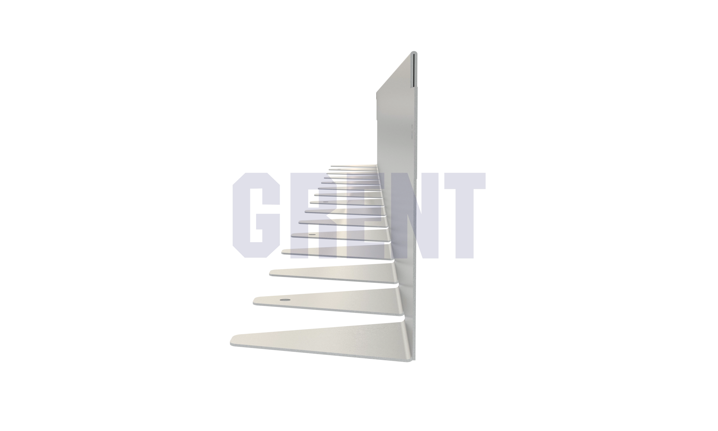 Бордюр стальной GRENT BR L-образный 2400*110, сталь 1.5 мм, нержавеющий Бордюр стальной GRENT BR L-образный 2400*110, сталь 1.5 мм, нержавеющий